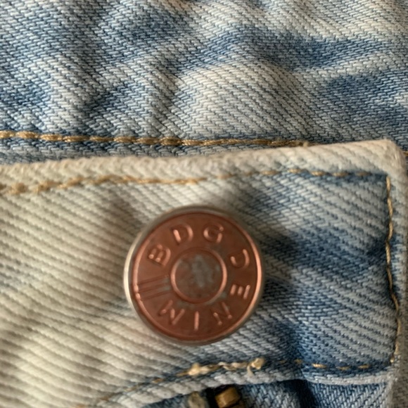 Urban Outfitters Bleached Denim Shorts - Picture 2 of 3